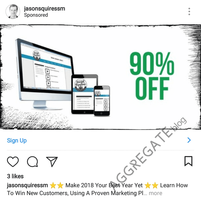 Jason Squire smm instagram ad