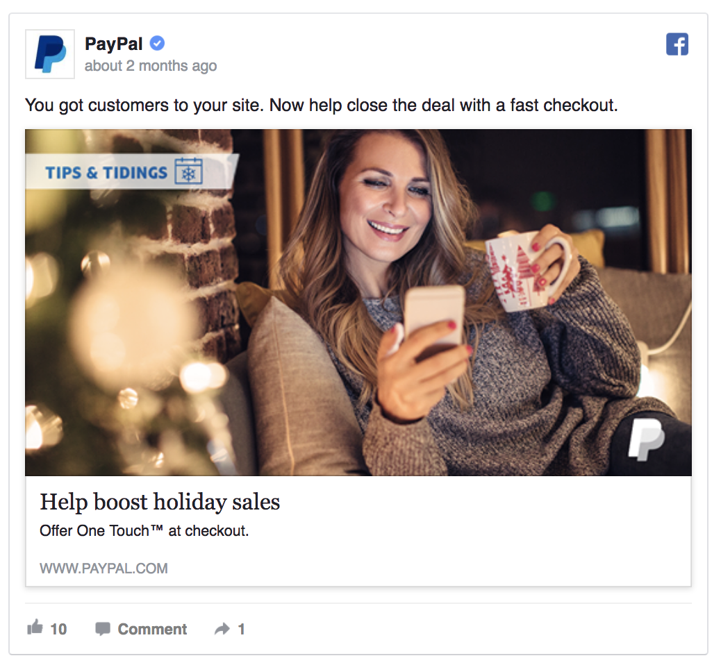 paypal ad example
