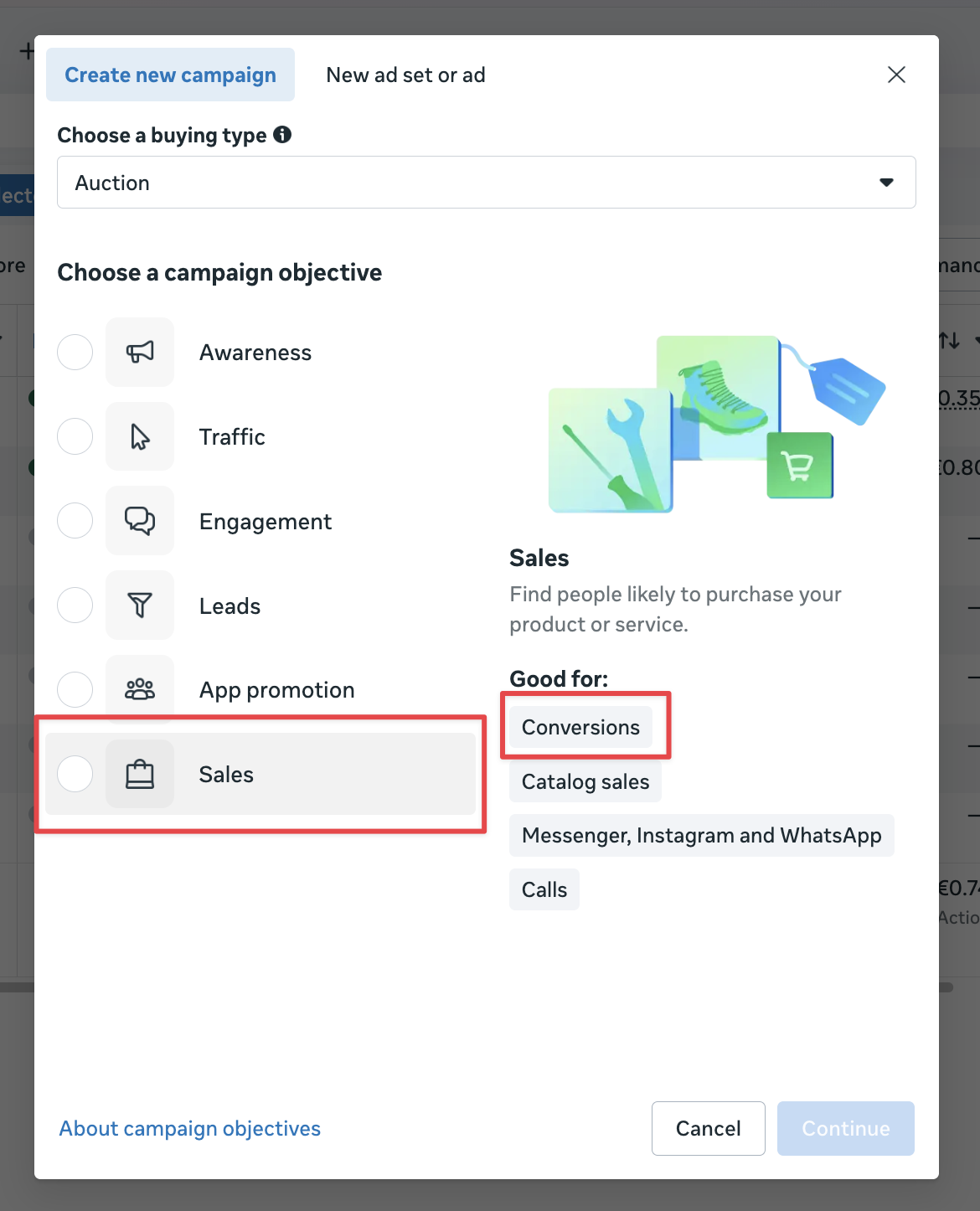 facebook campaign optimisation