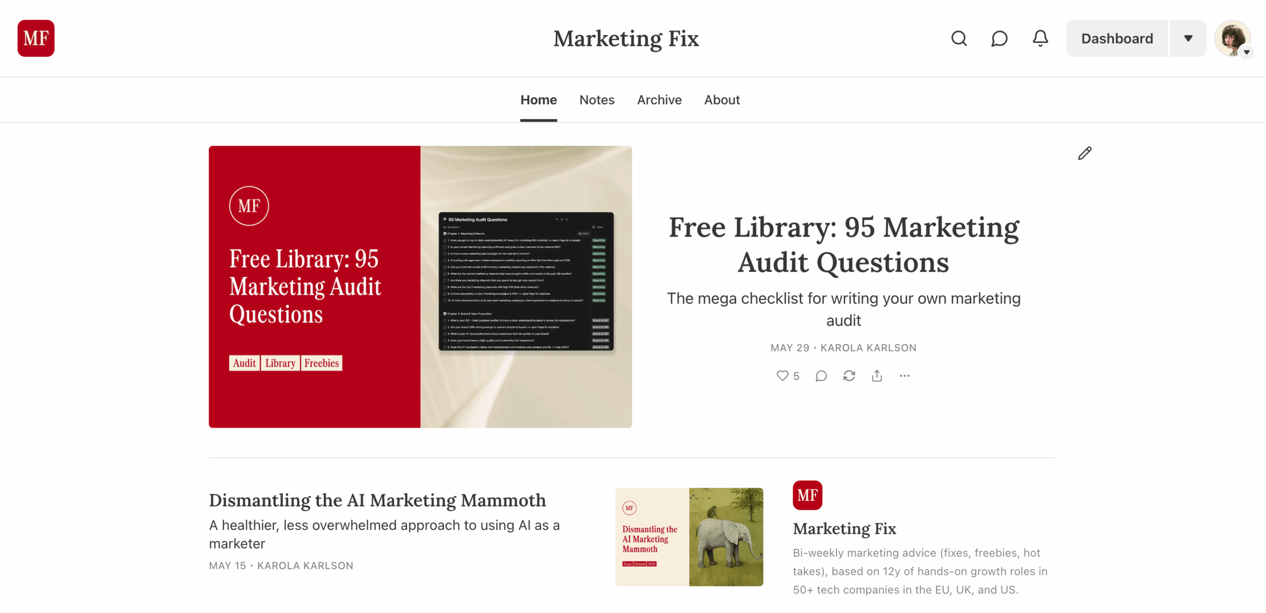 best marketing newsletters marketing fix