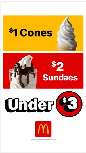 Facebook ad example