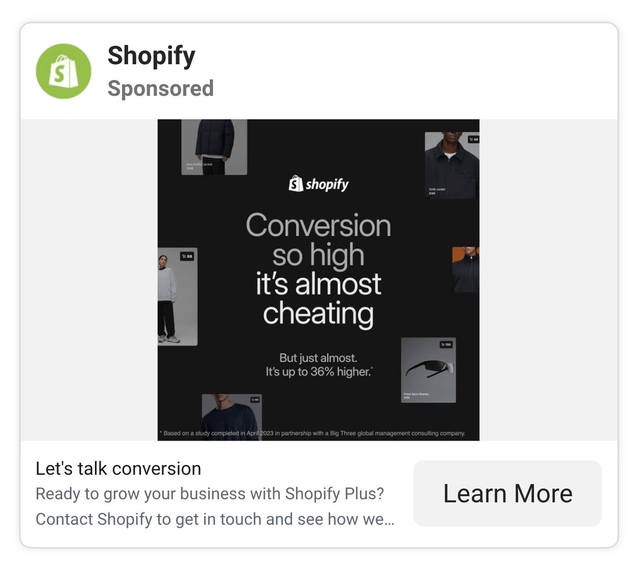 SaaS facebook ad 2026