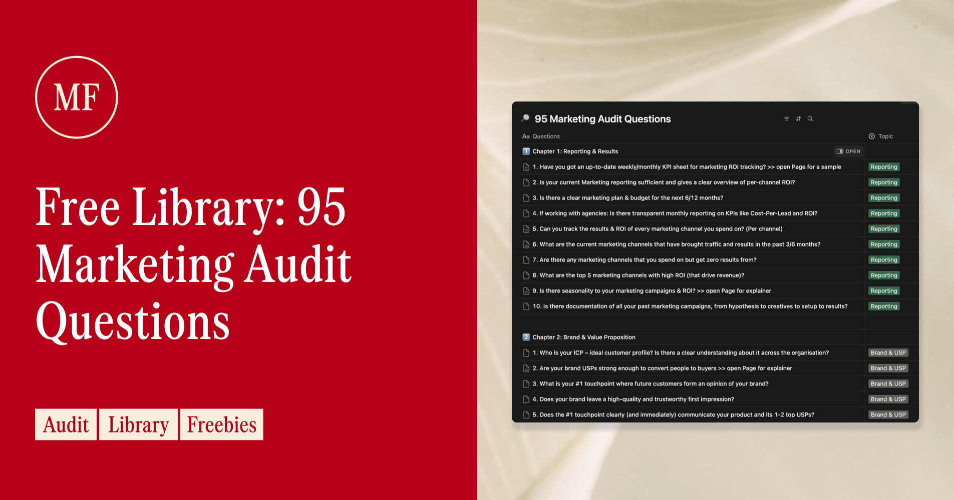 marketing audit guide