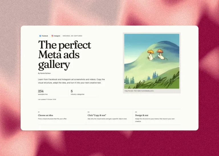 The Meta Ad Examples Gallery I’ve Always Dreamed of