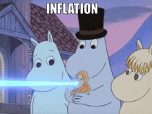 Moomin GIF about inflation